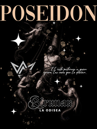 Playera Sirenas La Odisea Poseidon